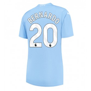 Manchester City Bernardo Silva #20 Dámské Domácí Dres 2023-24 Krátký Rukáv